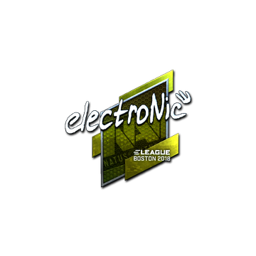 Sticker | electronic (Foil) | Boston 2018