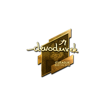 Sticker | devoduvek (Gold) | Boston 2018