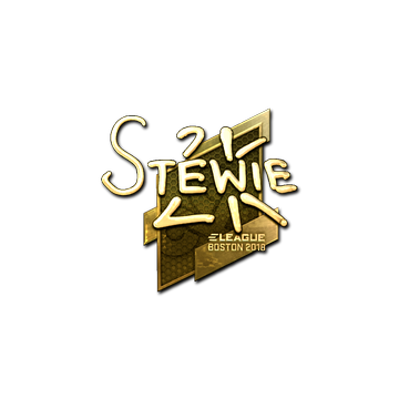 Sticker | Stewie2K (Gold) | Boston 2018