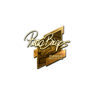 Sticker | pashaBiceps (Gold) | Boston 2018