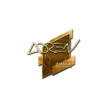 Sticker | AdreN (Gold) | Boston 2018