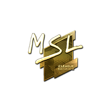 Sticker | MSL (Gold) | Boston 2018
