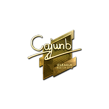 Sticker | cajunb (Gold) | Boston 2018