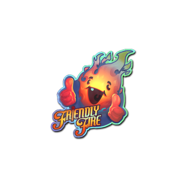 Sticker | Friendly Fire (Holo)