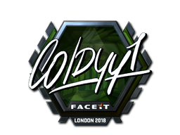 Produto Sticker | COLDYY1 (Foil) | London 2018