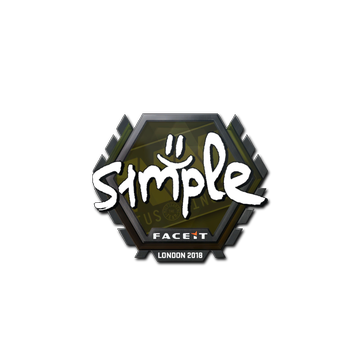 Sticker | s1mple | London 2018