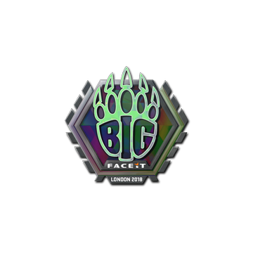Sticker | BIG (Holo) | London 2018
