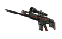 SCAR-20 | Crimson Web (Battle-Scarred) SCAR-20 — CS2 skin in the Caiman case on DuckSkins