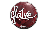 Sticker | gla1ve | Katowice 2019 Sticker — CS2 skin in the Eren Yeager case on DuckSkins