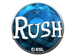 Produto Sticker | RUSH (Foil) | Katowice 2019