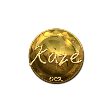 Sticker | Kaze (Gold) | Katowice 2019