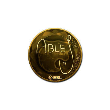 Sticker | ableJ (Gold) | Katowice 2019