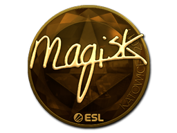 Produto Sticker | Magisk (Gold) | Katowice 2019