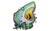 Sticker | Baited (Holo) Sticker — CS2 skin in the Blue case on DuckSkins