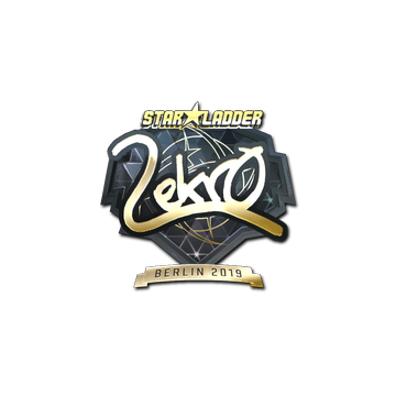 Sticker | Lekr0 (Gold) | Berlin 2019