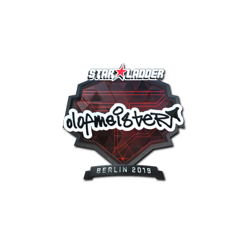 Sticker | olofmeister (Foil) | Berlin 2019
