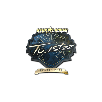 Sticker | Twistzz (Gold) | Berlin 2019