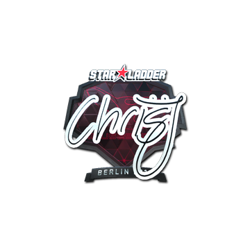 Sticker | chrisJ (Foil) | Berlin 2019