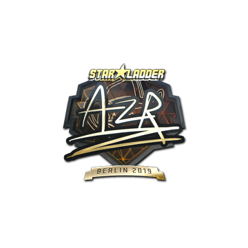 Sticker | AZR (Gold) | Berlin 2019