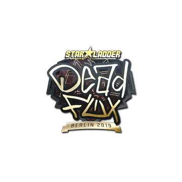 Sticker | DeadFox (Gold) | Berlin 2019