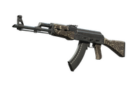 Souvenir AK-47 | Black Laminate (Battle-Scarred)