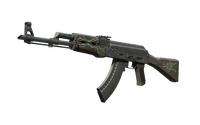 AK-47 | Emerald Pinstripe (Well-Worn)