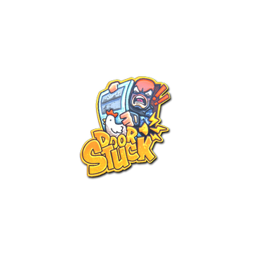 Sticker | Door Stuck (Foil)