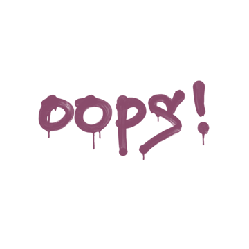 Sealed Graffiti | Oops (Princess Pink)