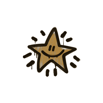 Sealed Graffiti | Shining Star (Desert Amber)