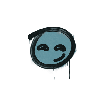 Sealed Graffiti | Smirk (Wire Blue)