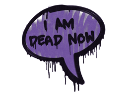 Sealed Graffiti | Dead Now (Monster Purple)