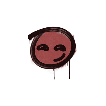 Sealed Graffiti | Smirk (Blood Red)
