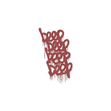 Sealed Graffiti | BEEP (Blood Red)