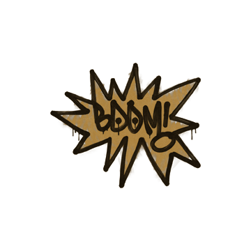 Sealed Graffiti | BOOM (Desert Amber)