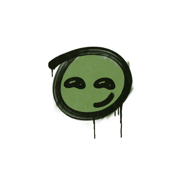 Sealed Graffiti | Smirk (Battle Green)