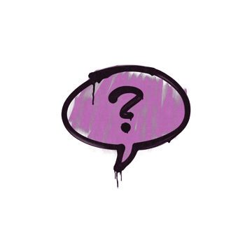 Sealed Graffiti | Question Mark (Bazooka Pink)