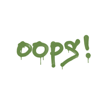 Sealed Graffiti | Oops (Battle Green)