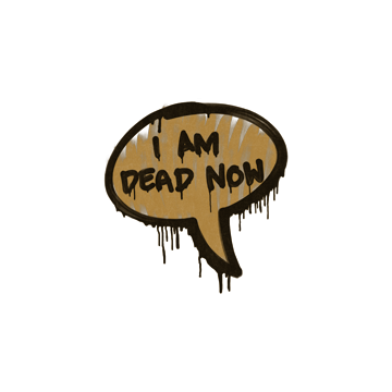 Sealed Graffiti | Dead Now (Desert Amber)