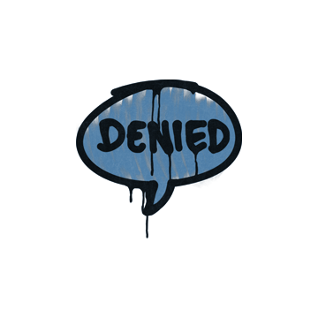 Sealed Graffiti | Denied (Monarch Blue)
