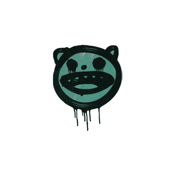 Sealed Graffiti | Happy Cat (Frog Green)