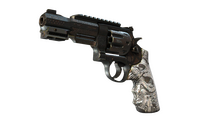 StatTrak™ R8 Revolver | Bone Forged (Minimal Wear)