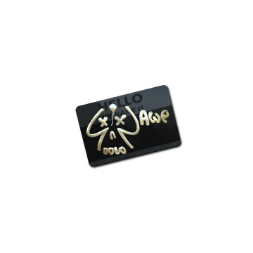 Sticker | Hello AWP (Gold)