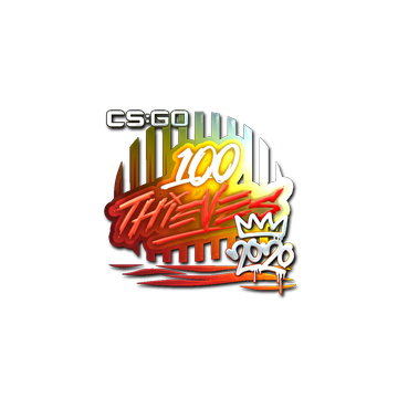 Sticker | 100 Thieves (Foil) | 2020 RMR