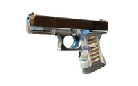Glock-18 | Clear Polymer (Battle-Scarred)