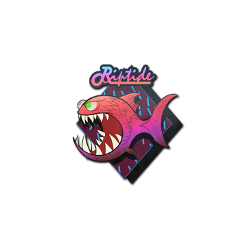 Sticker | Pink Jaggyfish