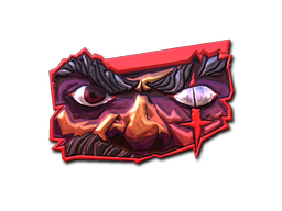 Produto Sticker | Seeing Red (Foil)