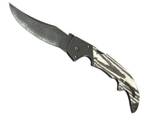 Produto Canivete Falchion (★ StatTrak™) | Preto Laminado