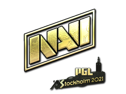 Produto Sticker | Natus Vincere (Gold) | Stockholm 2021