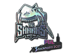 Produto Sticker | Sharks Esports (Holo) | Stockholm 2021
