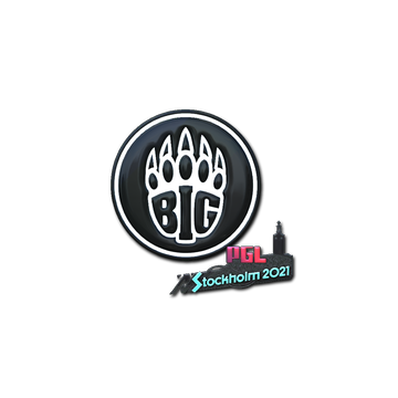 Sticker | BIG (Foil) | Stockholm 2021